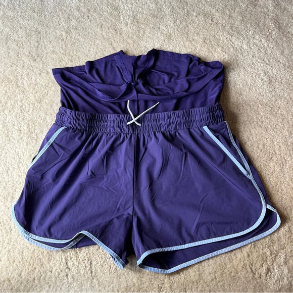 Fulbelle Women’s Purple Athletic Shorts w/ Lining - Size XL - VGUC - Picture 4 of 8